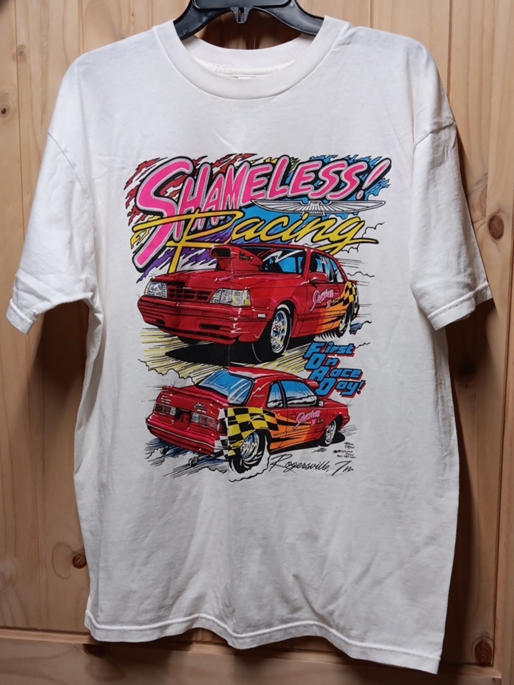 Mens Racing TShirt/ Local race team